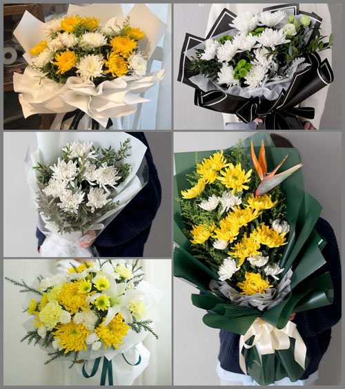 福建泉州永春县仙夹镇山后村白事花束代送